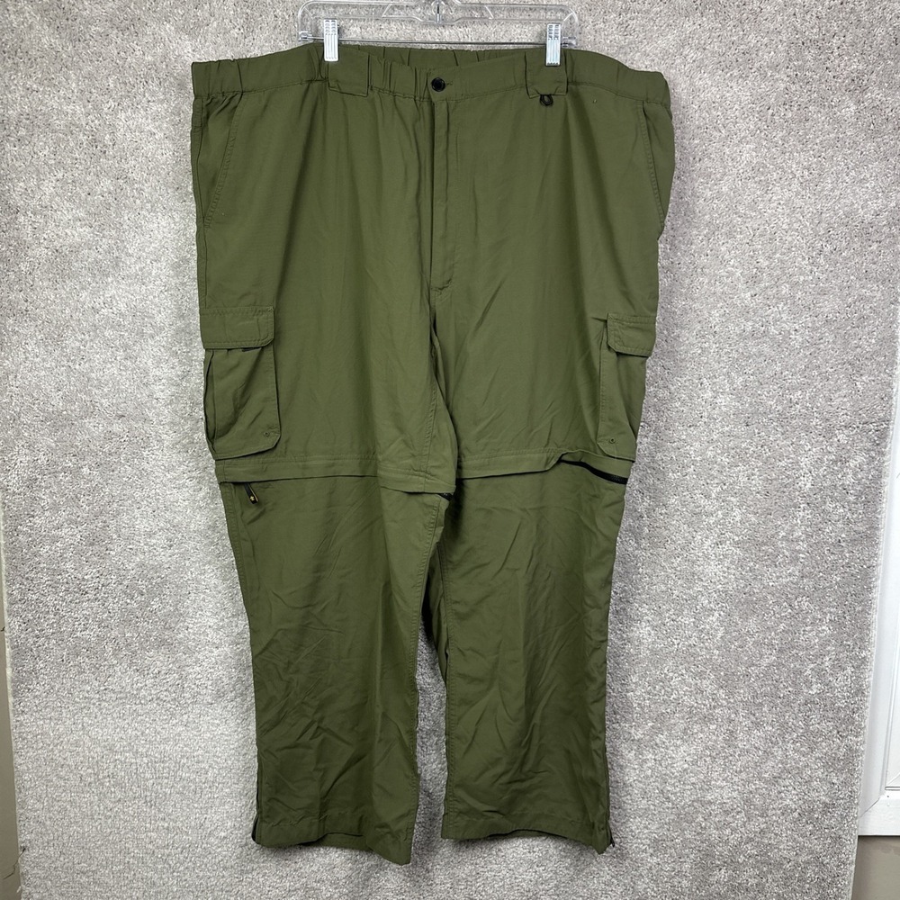Boy Scouts America Pants Men's‎ Relaxed 3X Uniform Switchbacks Green Convertible